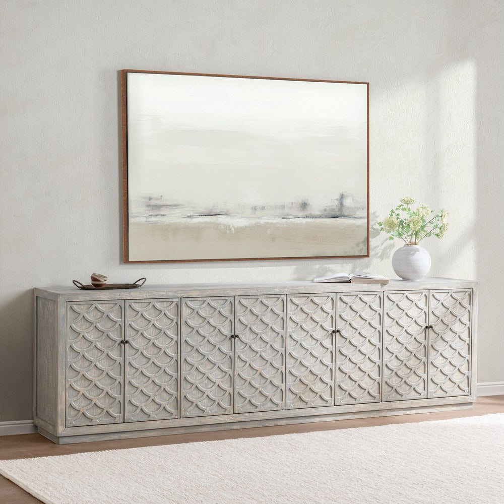 Classic Home - Malibu Reclaimed Pine Sideboard Buffet - Blue Washed - 52004765 view 6