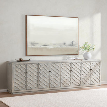 Classic Home - Malibu Reclaimed Pine Sideboard Buffet - Blue Washed - 52004765 view 6