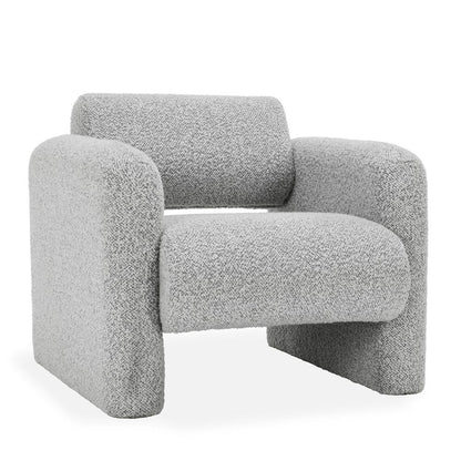 Classic Home - Marcel Boucle Fabric Accent Chair In Mercury Gray - 53004829 veiw 1