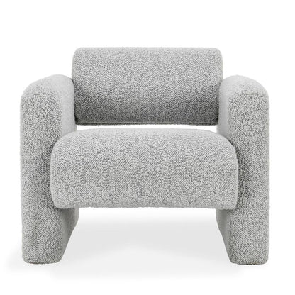 Classic Home - Marcel Boucle Fabric Accent Chair In Mercury Gray - 53004829 veiw 2