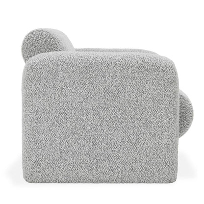Classic Home - Marcel Boucle Fabric Accent Chair In Mercury Gray - 53004829 veiw 3