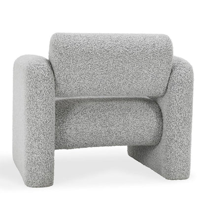 Classic Home - Marcel Boucle Fabric Accent Chair In Mercury Gray - 53004829 veiw 4