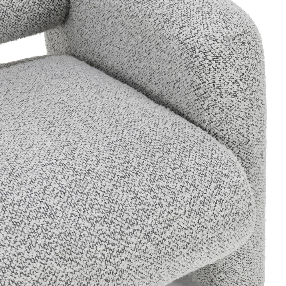 Classic Home - Marcel Boucle Fabric Accent Chair In Mercury Gray - 53004829 veiw 5