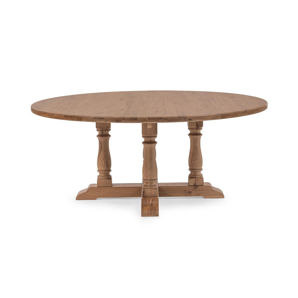 Classic Home - Marina Oak Wood Dining Table - Hampton Sand Natural - 51031913 view 1