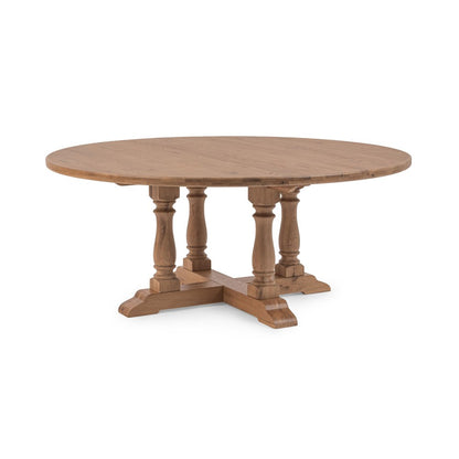 Classic Home - Marina Oak Wood Dining Table - Hampton Sand Natural - 51031913 view 2