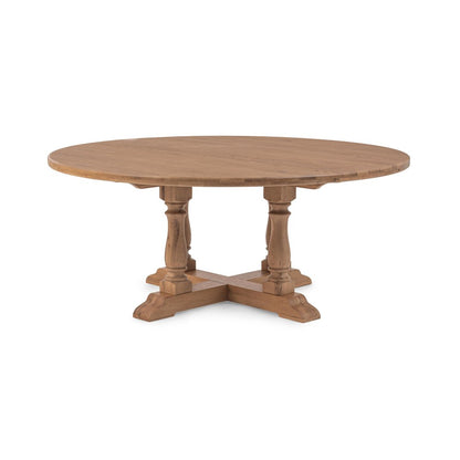 Classic Home - Marina Oak Wood Dining Table - Hampton Sand Natural - 51031913 view 3
