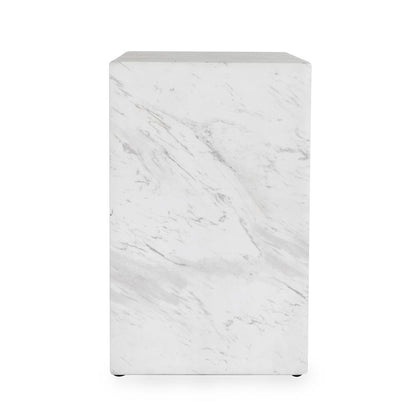 Classic Home - Marmo Outdoor Stone End Table In Ivory - 51031622 veiw 3