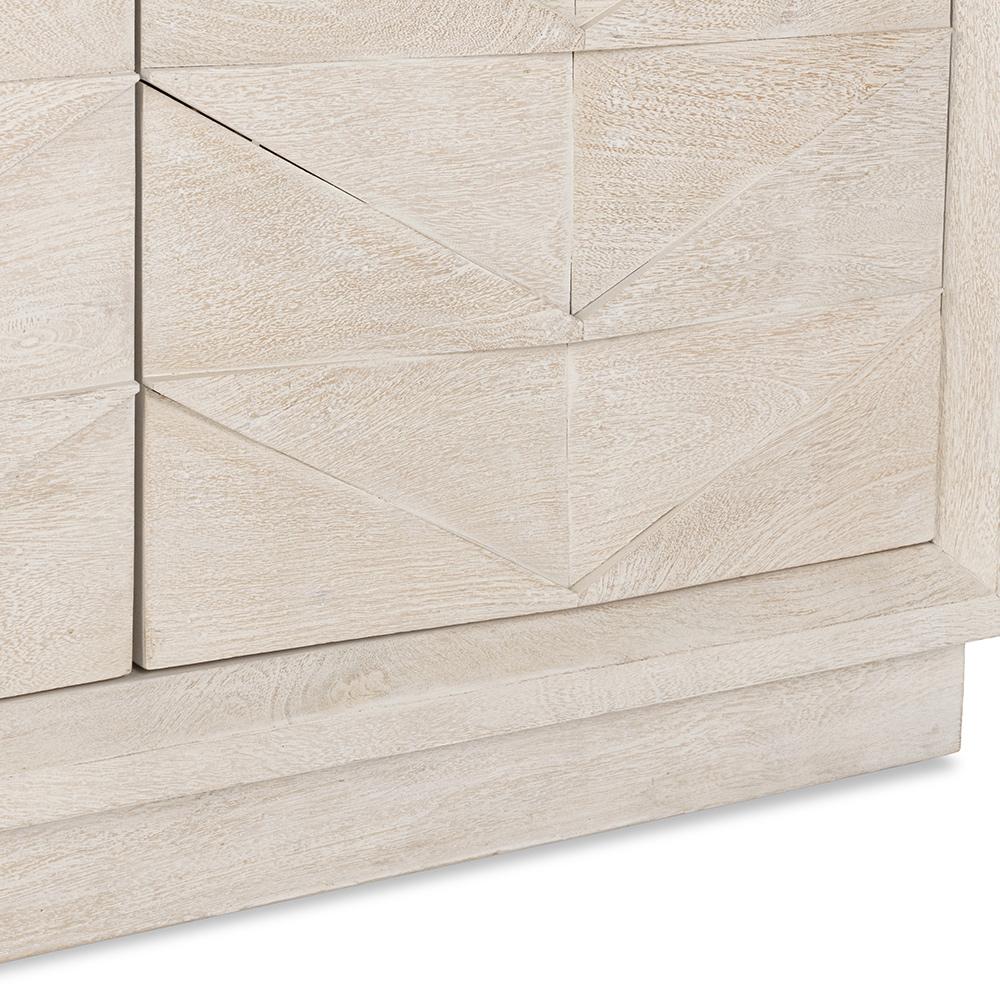 Classic Home  - Marvin 2-Door Mango Wood Sideboard Buffet - White Wash - 52010946 veiw 8