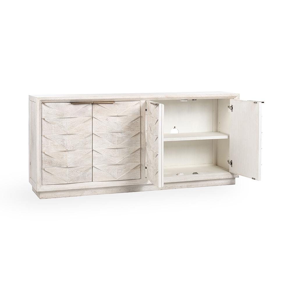 Classic Home  - Marvin Mango Wood Sideboard Buffet - White Wash - 52010945 veiw 3