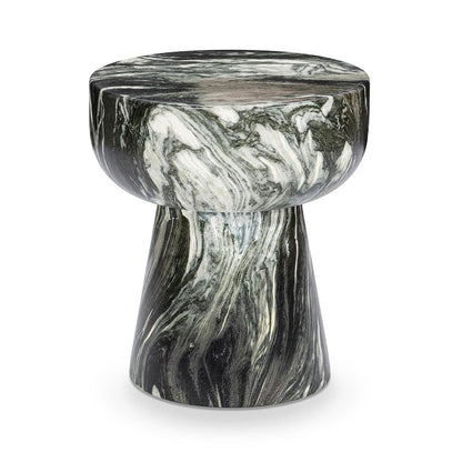 Classic Home  - Merz Outdoor Concrete Stool - Green - 53006311 veiw 3