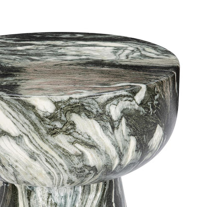 Classic Home  - Merz Outdoor Concrete Stool - Green - 53006311 veiw 4