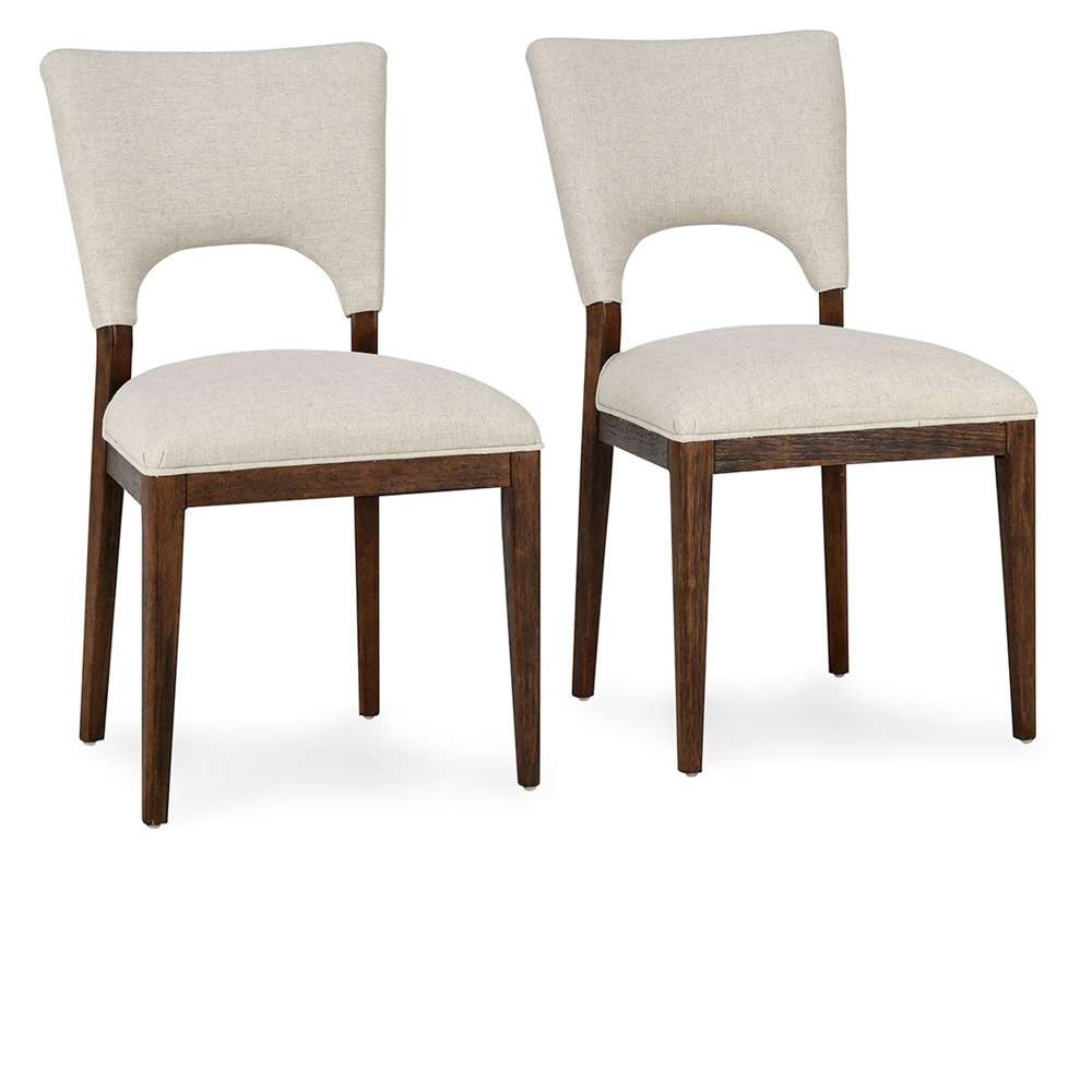 Classic Home - Mitchel Upholstered Dining Chair Natural (Set of 2) - 53051681 veiw 1
