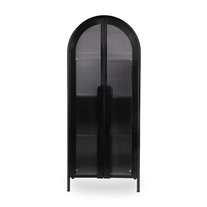 Classic Home - Moca Metal Curio Cabinet - 52010937 veiw 2