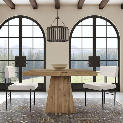 Classic Home - Montana 48in Square Dining Table Natural - 51031374 veiw 7