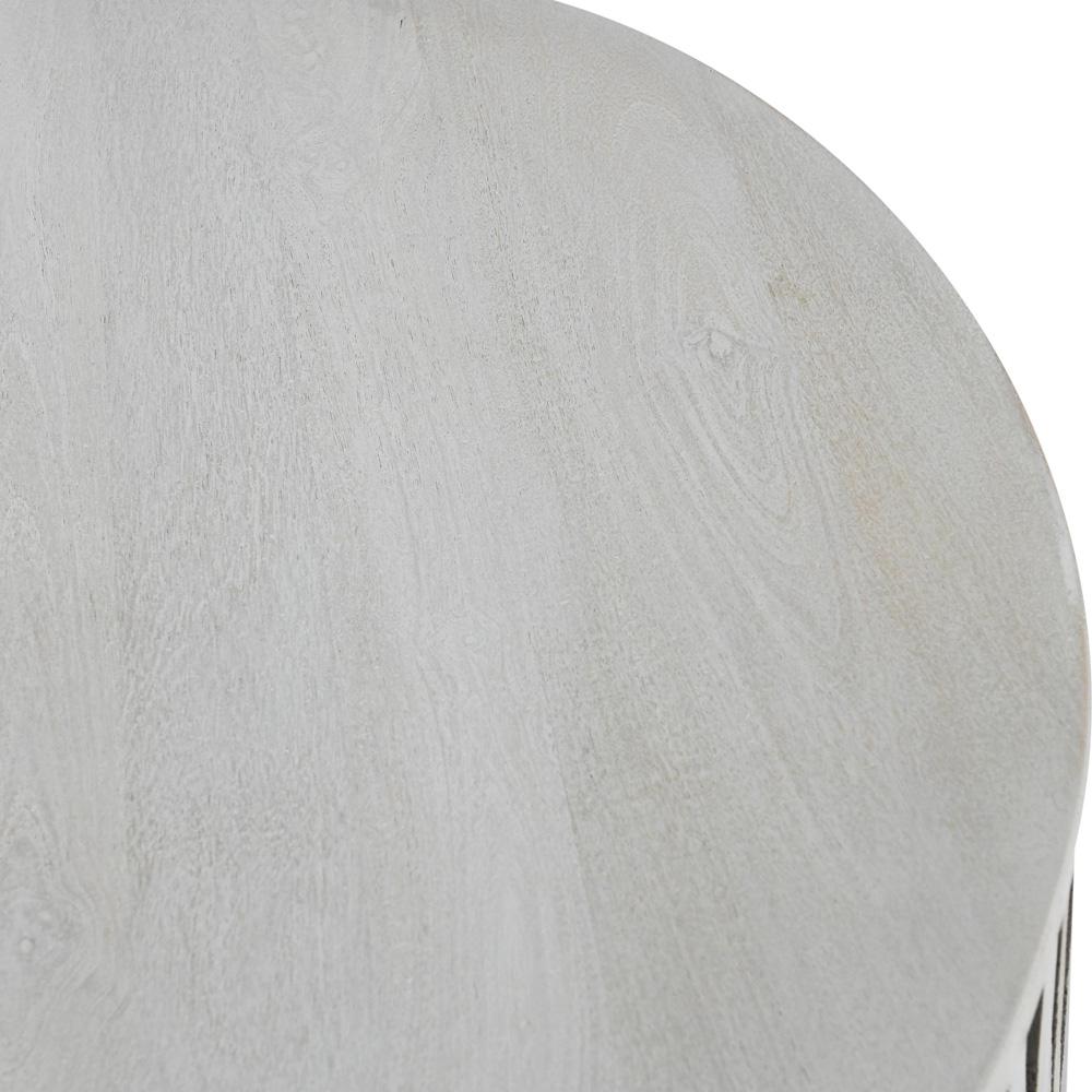 Classic Home - Mrytle Round Wood Coffee Table In Gray - 51011258 veiw 4