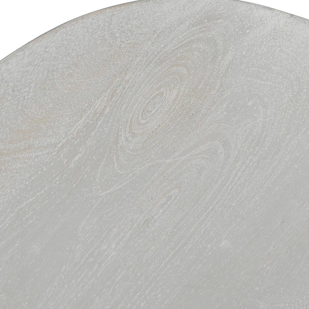 Classic Home - Mrytle Round Wood End Table In Gray - 51011259 veiw 3