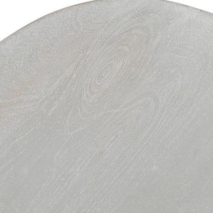 Classic Home - Mrytle Round Wood End Table In Gray - 51011259 veiw 3