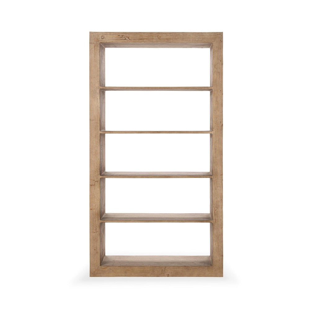 Classic Home  - Nalani Reclaimed Pine Bookshelf - Natural - 52004720 veiw 2