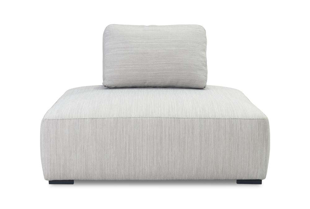 Classic Home - Nico Outdoor Square Lounge Chair Light Gray - 53051543 veiw 3
