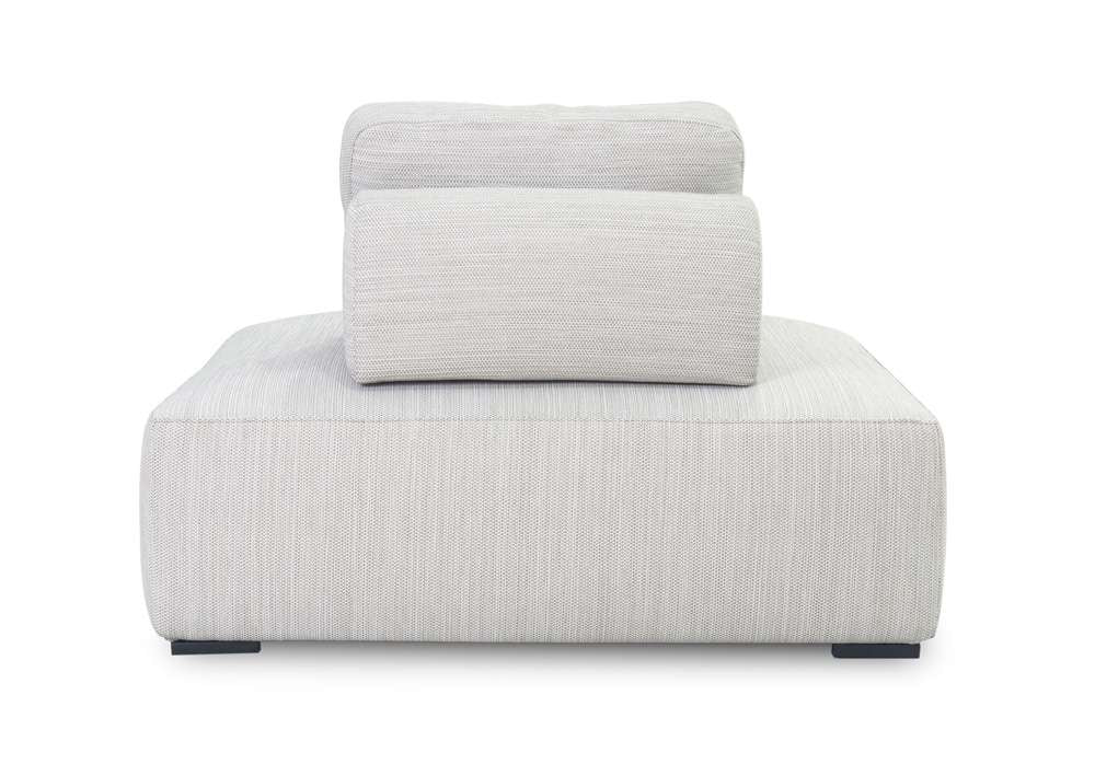 Classic Home - Nico Outdoor Square Lounge Chair Light Gray - 53051543 veiw 7