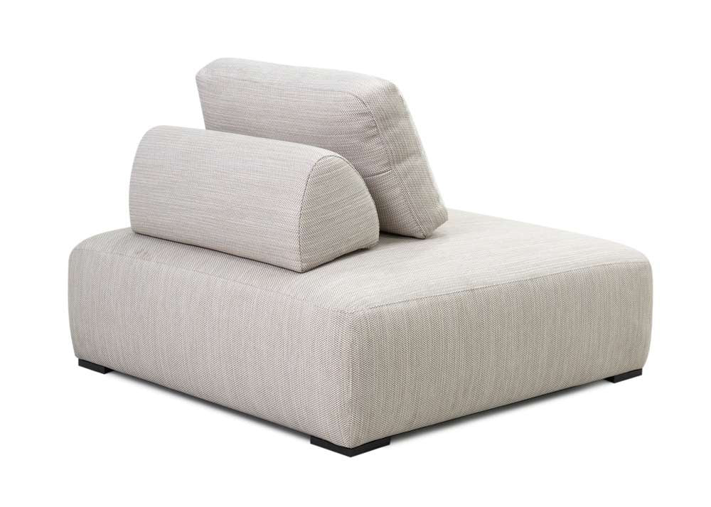 Classic Home Nico Outdoor Square Lounge Chair - Thumbnail 4