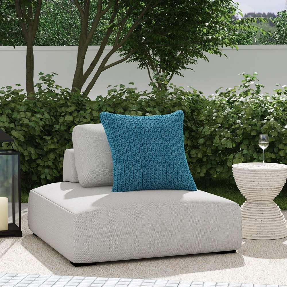 Classic Home - Nico Outdoor Square Lounge Chair Light Gray - 53051543 veiw 11