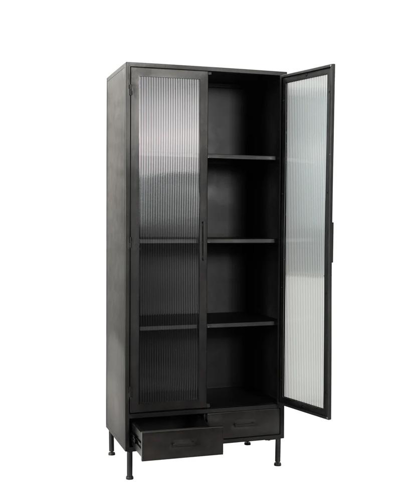 Classic Home - Nore Metal Curio Cabinet - 52010941 veiw 2