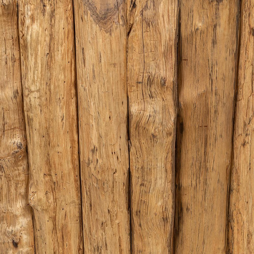 Classic Home  - Norwest Petrified Teak Wood Console Table - Natural  - 51005402 veiw 8