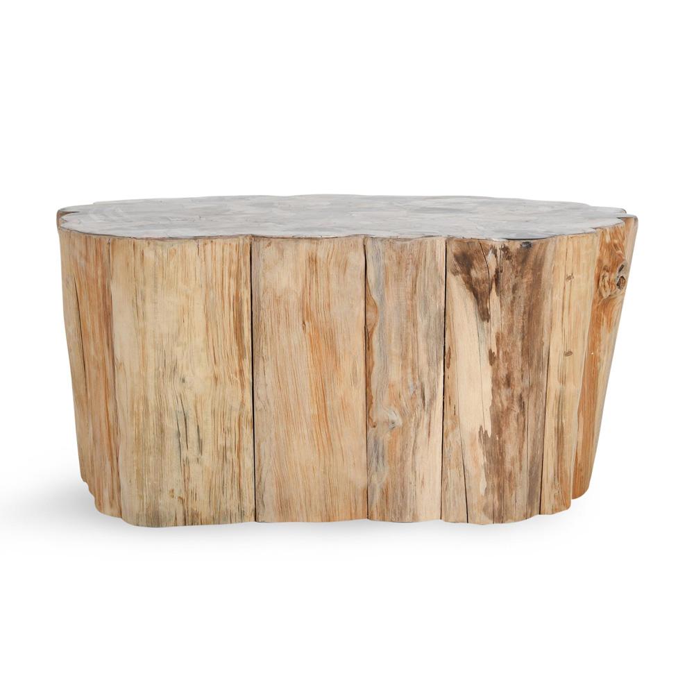 Classic Home Norwest Teak Wood Coastal Coffee Table - Thumbnail 2