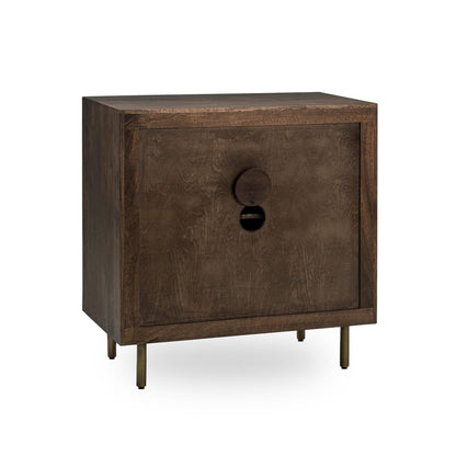 Classic Home - Norwood 2-Door Mango Wood Cabinet In Dark Brown - 52010948 view 5