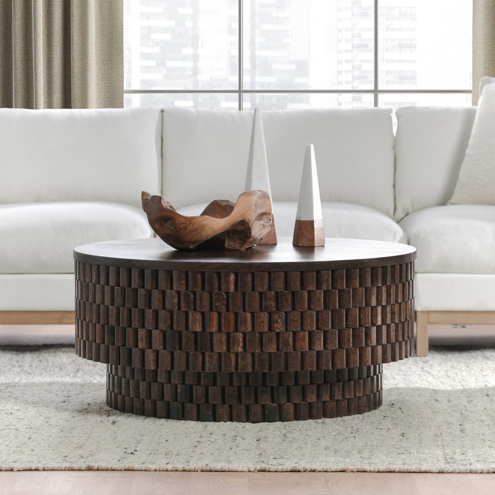 Classic Home - Norwood 40in Round Coffee Table - 51011695 view 7