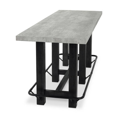 Classic Home - Ojai 86in Wood Counter Height Dining Table In Concrete Gray - 51011674 veiw 6