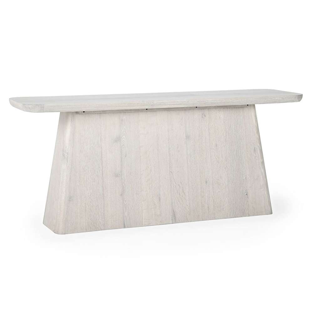 Classic Home - Orlando Oak Veneer 72in Console Table Milk White - 51031429 veiw 1