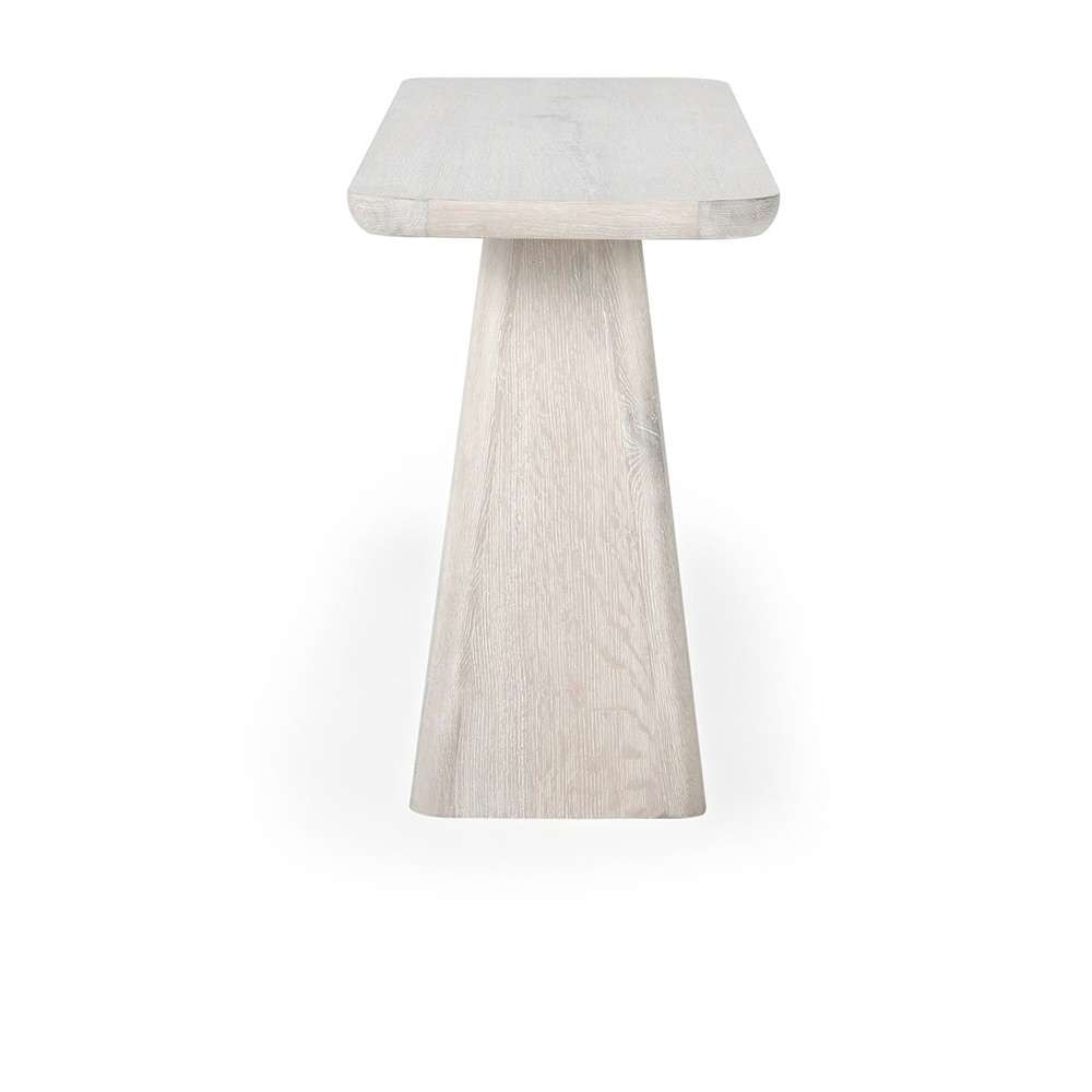 Classic Home - Orlando Oak Veneer 72in Console Table Milk White - 51031429 veiw 2