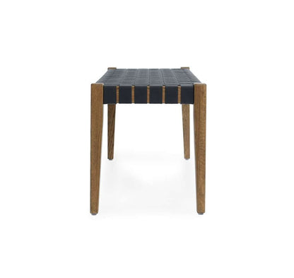 Classic Home - Orlando Oak Wood 62in Bench True Natural/Charcoal - 53006059 veiw 3