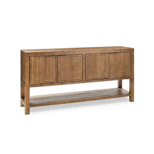 Classic Home - Osiris 4-Door Reclaimed Pine Wood Buffet Sideboard - 52004711 veiw 1