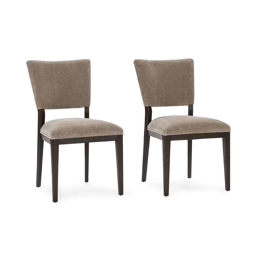 Classic Home  - Phillip Upholstered Fabric Dining Chair Set of 2 - Stone - 53006238 veiw 1