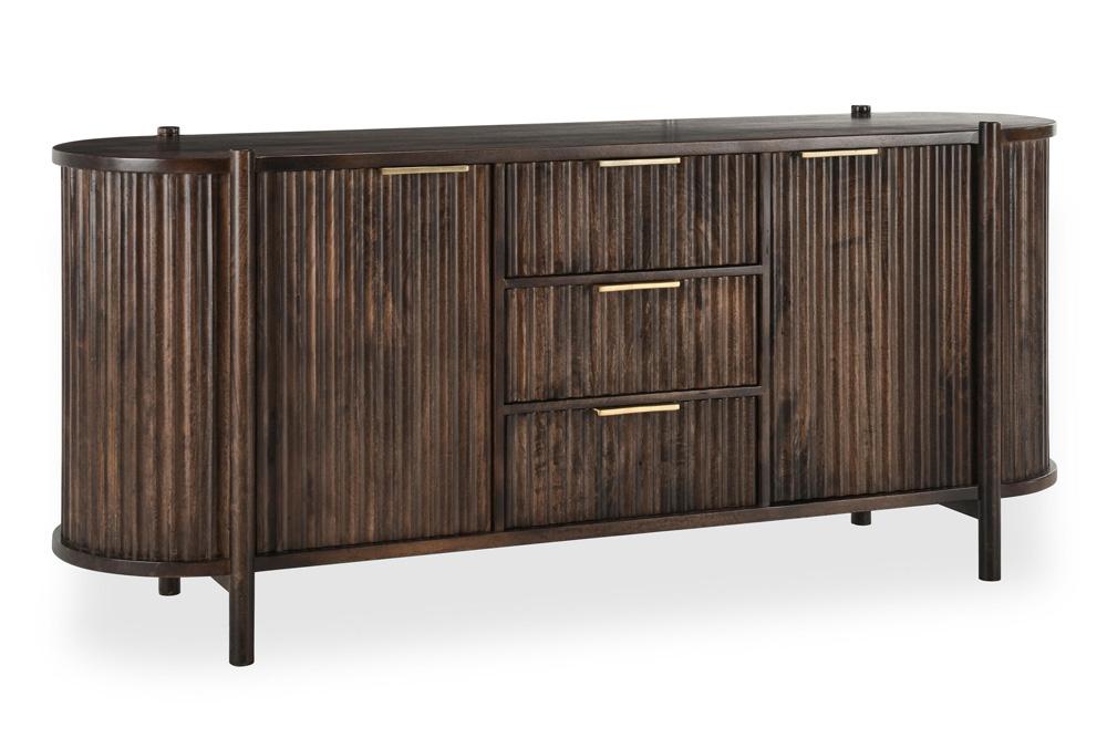 Classic Home - Redford 73in Mango Wood Mid-Century Modern Brown Buffet Sideboard - 52010878 veiw 1