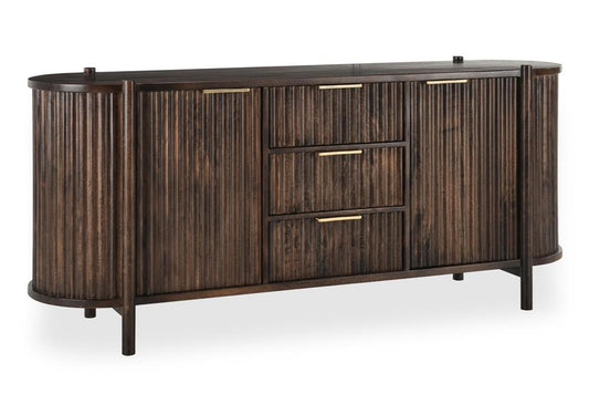 Classic Home - Redford 73in Mango Wood Mid-Century Modern Brown Buffet Sideboard - 52010878 veiw 1