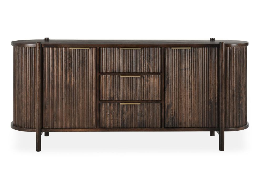 Classic Home - Redford 73in Mango Wood Mid-Century Modern Brown Buffet Sideboard - 52010878 veiw 2