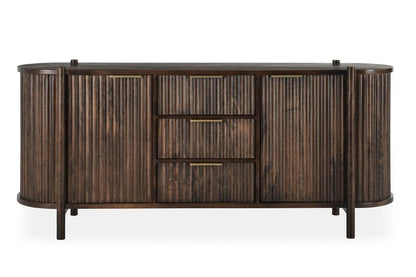 Classic Home - Redford 73in Mango Wood Mid-Century Modern Brown Buffet Sideboard - 52010878 veiw 2