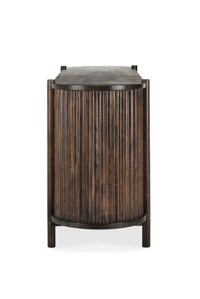 Classic Home - Redford 73in Mango Wood Mid-Century Modern Brown Buffet Sideboard - 52010878 veiw 3