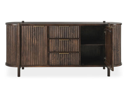 Classic Home - Redford 73in Mango Wood Mid-Century Modern Brown Buffet Sideboard - 52010878 veiw 4