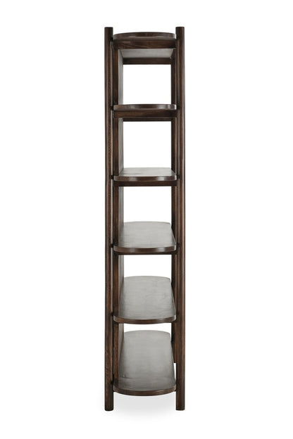 Classic Home - Redford 81in Mango Wood Mid-Century Modern Brown Bookcase - 52010877 veiw 3