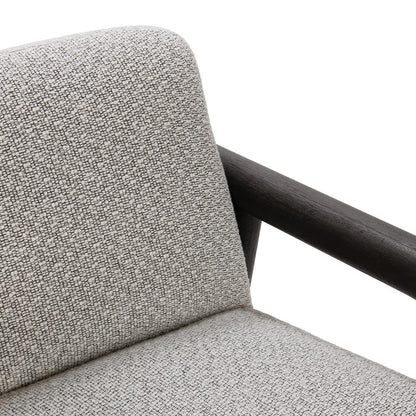 Classic Home  - Reyna Upholstered Fabric Accent Chair - Black, Twill Gray - 53006350 veiw 7