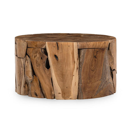 Classic Home  - Rhea 32in Teak Wood Coffee Table - Natural - 51005403 veiw 2