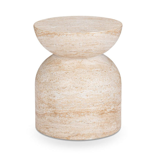 Classic Home  - Ridgewood Concrete Outdoor Stool - Beige - 53006308 veiw 1