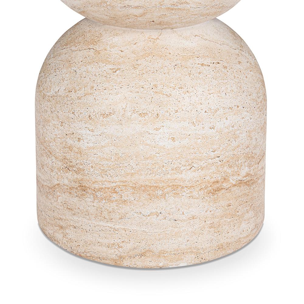 Classic Home  - Ridgewood Concrete Outdoor Stool - Beige - 53006308 veiw 5