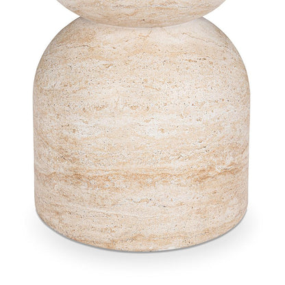 Classic Home  - Ridgewood Concrete Outdoor Stool - Beige - 53006308 veiw 5