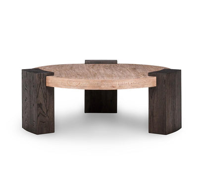 Classic Home - Rio Wood Round Coffee Table In Dark Brown - 51011667 veiw 2